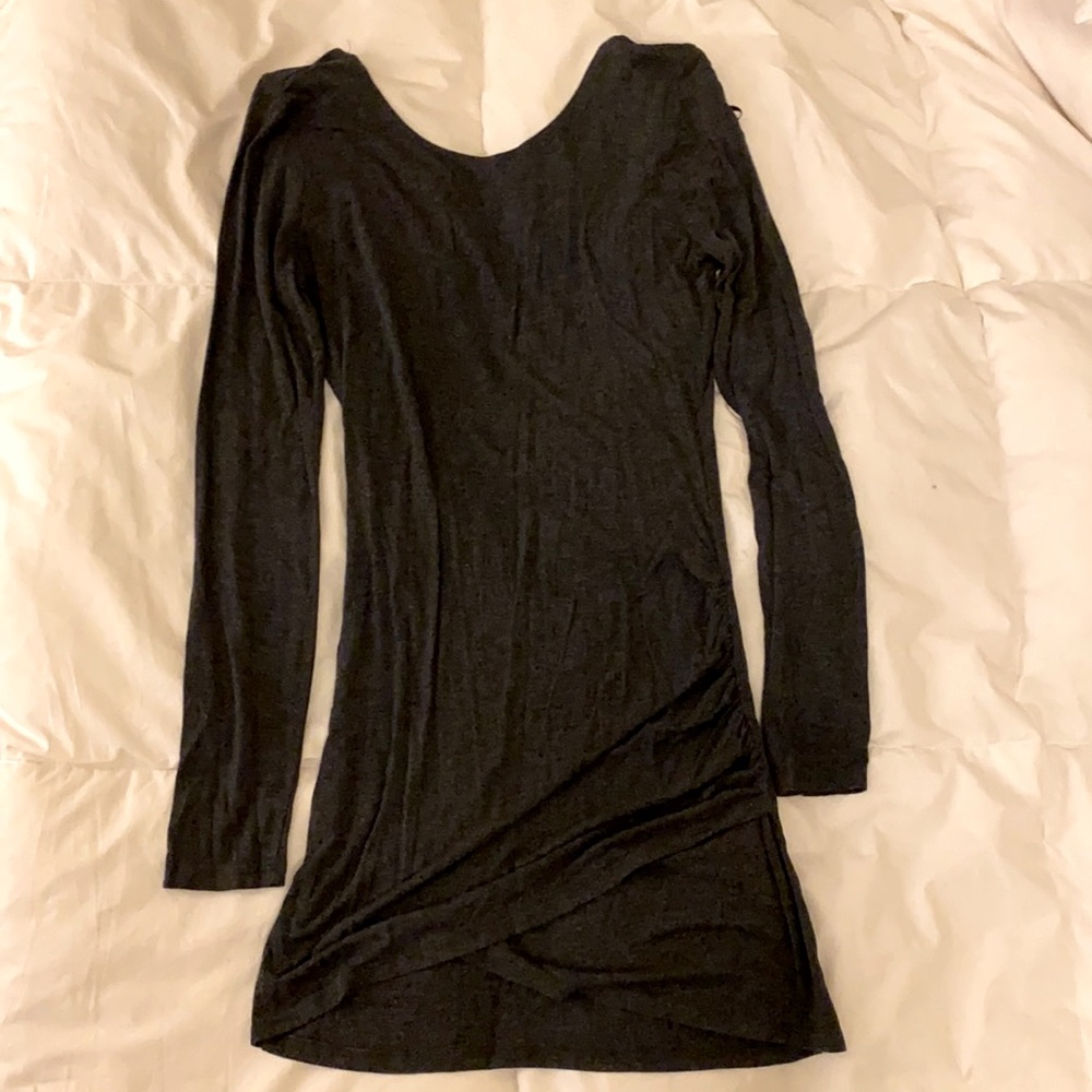Grey Long Sleeve F21 dress